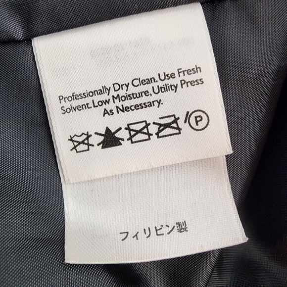 Eddie Bauer Womens Skirt Wool Blend Black Houndstooth Pleated Size 12 Academia - Picture 11 of 13